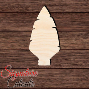 Arrowhead 003 Shape Cutout in Wood, Acrylic or Acrylic Mirror - Signature Cutouts