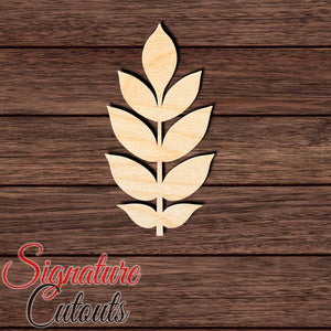 Ash Leaf 001 Shape Cutout in Wood, Acrylic or Acrylic Mirror - Signature Cutouts