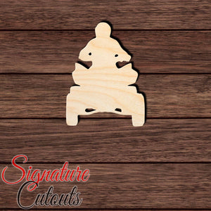 ATV 001 Shape Cutout in Wood, Acrylic or Acrylic Mirror - Signature Cutouts