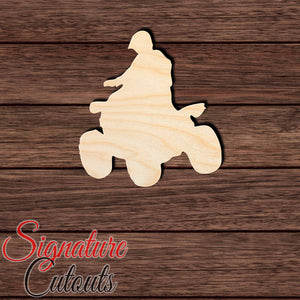 ATV 003 Shape Cutout in Wood, Acrylic or Acrylic Mirror - Signature Cutouts