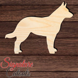 Australian Cattle Dog Shape Cutout in Wood, Acrylic or Acrylic Mirror - Signature Cutouts