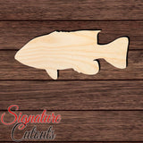 Australian Dhufish Shape Cutout in Wood, Acrylic or Acrylic Mirror - Signature Cutouts