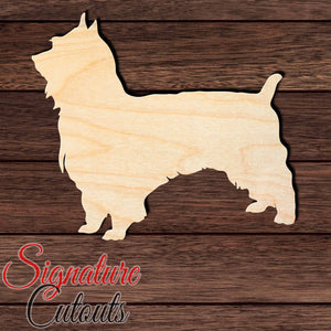Australian Terrier Shape Cutout in Wood, Acrylic or Acrylic Mirror - Signature Cutouts
