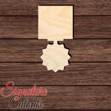 Award Ribbon 001 Shape Cutout in Wood, Acrylic or Acrylic Mirror - Signature Cutouts