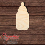 Baby Bottle Shape Cutout in Wood, Acrylic or Acrylic Mirror - Signature Cutouts