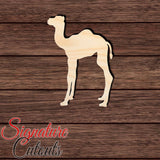 Baby Camel 001 Shape Cutout in Wood