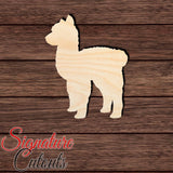 Baby Llama 001 Shape Cutout in Wood, Acrylic or Acrylic Mirror - Signature Cutouts
