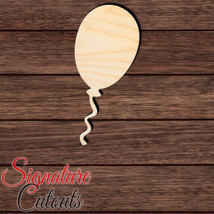 Balloon 002 Shape Cutout in Wood, Acrylic or Acrylic Mirror - Signature Cutouts