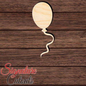 Balloon 003 Shape Cutout in Wood, Acrylic or Acrylic Mirror - Signature Cutouts