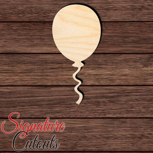 Balloon 004 Shape Cutout in Wood, Acrylic or Acrylic Mirror - Signature Cutouts