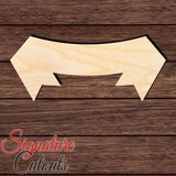 Banner 006 Shape Cutout in Wood