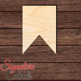 Banner 007 Shape Cutout in Wood