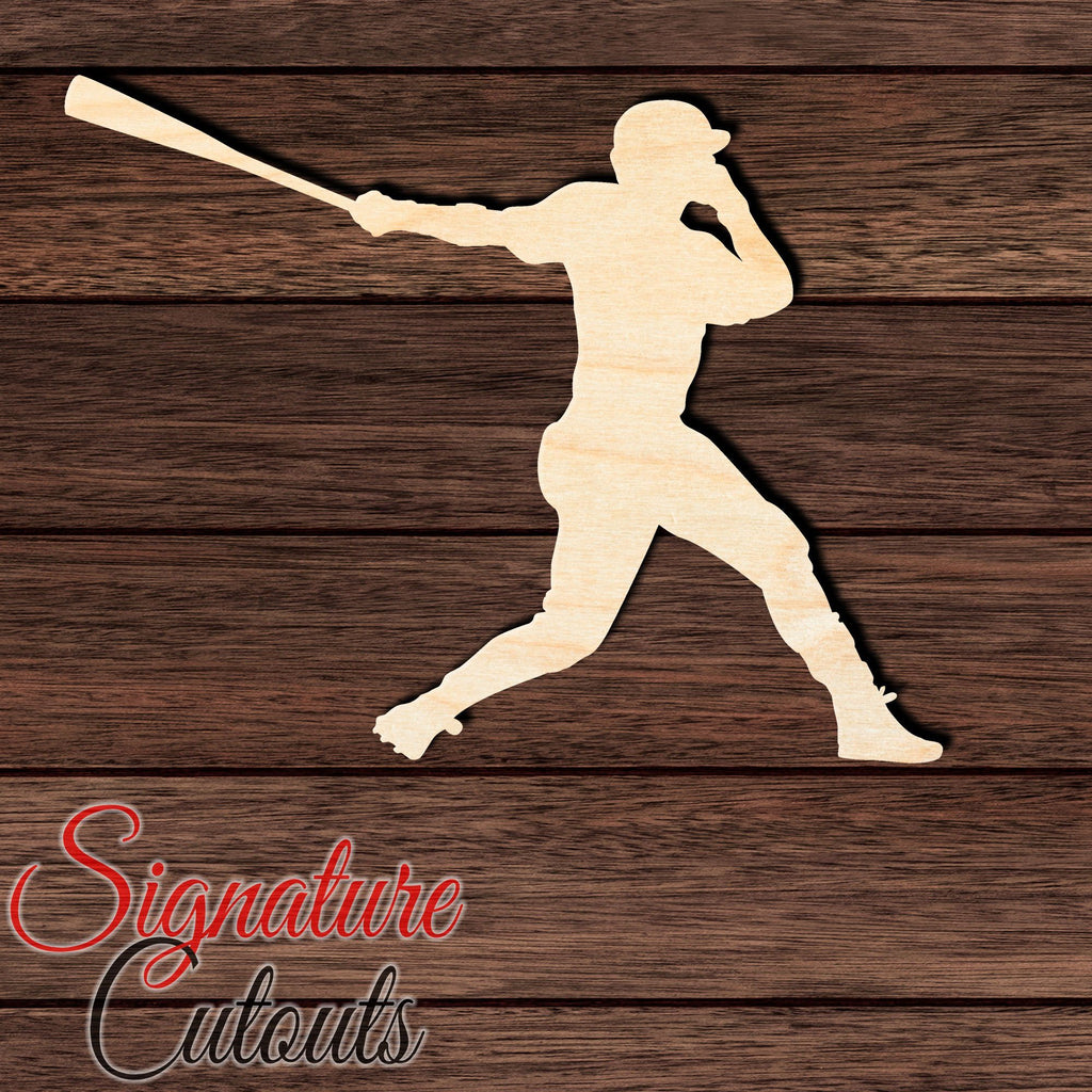 Baseball 003 Shape Cutout in Wood, Acrylic or Acrylic Mirror - Signature Cutouts