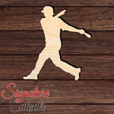 Baseball 013 Shape Cutout in Wood, Acrylic or Acrylic Mirror - Signature Cutouts