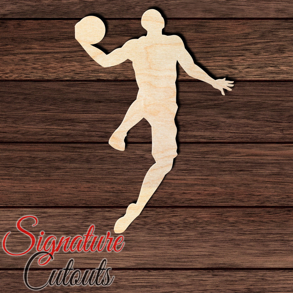 Basketball 001 Shape Cutout in Wood, Acrylic or Acrylic Mirror - Signature Cutouts