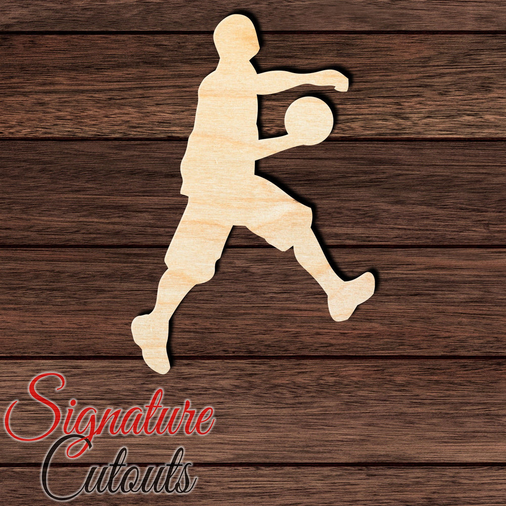 Basketball 005 Shape Cutout in Wood, Acrylic or Acrylic Mirror - Signature Cutouts