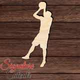 Basketball 006 Shape Cutout in Wood, Acrylic or Acrylic Mirror - Signature Cutouts