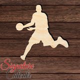 Basketball 007 Shape Cutout in Wood, Acrylic or Acrylic Mirror - Signature Cutouts