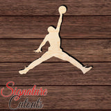 Basketball 009 Shape Cutout in Wood, Acrylic or Acrylic Mirror - Signature Cutouts