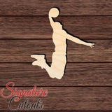 Basketball 010 Shape Cutout in Wood, Acrylic or Acrylic Mirror Craft Shapes & Bases Signature Cutouts 