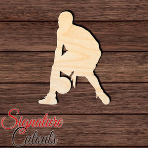 Basketball 012 Shape Cutout in Wood, Acrylic or Acrylic Mirror Craft Shapes & Bases Signature Cutouts 