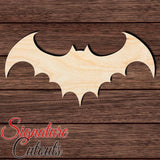 Bat 002 Shape Cutout in Wood, Acrylic or Acrylic Mirror - Signature Cutouts