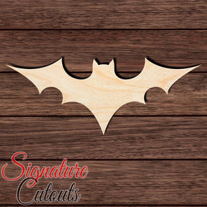 Bat 003 Shape Cutout in Wood, Acrylic or Acrylic Mirror - Signature Cutouts