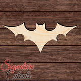 Bat 003 Shape Cutout in Wood, Acrylic or Acrylic Mirror - Signature Cutouts