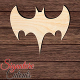 Bat 007 Shape Cutout in Wood, Acrylic or Acrylic Mirror - Signature Cutouts