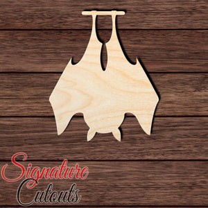 Bat 009 Shape Cutout in Wood, Acrylic or Acrylic Mirror - Signature Cutouts