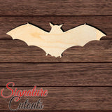 Bat 022 Shape Cutout in Wood