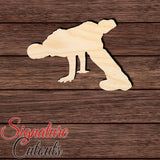 Breakdance Boy 002 Shape Cutout in Wood