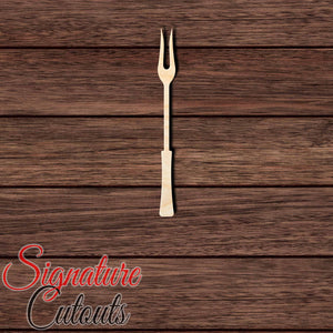 BBQ Fork 001 Shape Cutout in Wood, Acrylic or Acrylic Mirror - Signature Cutouts