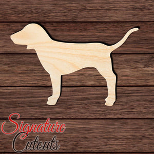 Beagle 002 Shape Cutout in Wood, Acrylic or Acrylic Mirror - Signature Cutouts