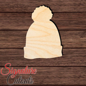 Beanie 001 Shape Cutout in Wood Craft Shapes & Bases Signature Cutouts 