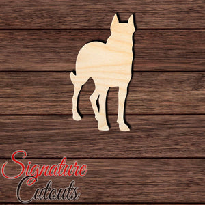 Beauceron 004 Shape Cutout in Wood, Acrylic or Acrylic Mirror - Signature Cutouts