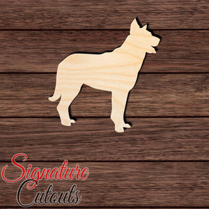 Beauceron 007 Shape Cutout in Wood, Acrylic or Acrylic Mirror - Signature Cutouts