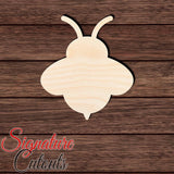 Bee 001 Solid Shape Cutout in Wood