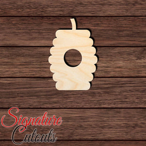 Beehive 001 Shape Cutout in Wood, Acrylic or Acrylic Mirror - Signature Cutouts