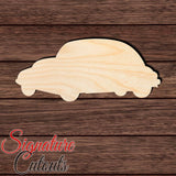 Beetle Car 001 Shape Cutout in Wood, Acrylic or Acrylic Mirror - Signature Cutouts