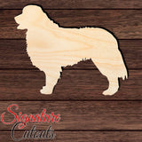 Bernese Mountain Dog Shape Cutout in Wood, Acrylic or Acrylic Mirror - Signature Cutouts