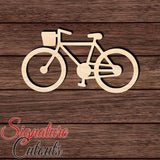 Bicycle 002 Shape Cutout in Wood, Acrylic or Acrylic Mirror - Signature Cutouts