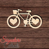 Bicycle 003 Shape Cutout in Wood, Acrylic or Acrylic Mirror - Signature Cutouts