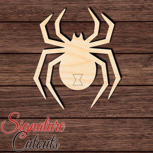 Black Widow 001 Shape Cutout in Wood Craft Shapes & Bases Signature Cutouts 