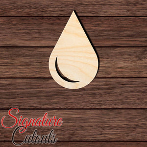 Blood Drop Shape Cutout - Signature Cutouts