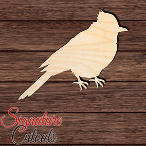 Blue Jay Shape Cutout in Wood Craft Shapes & Bases Signature Cutouts 