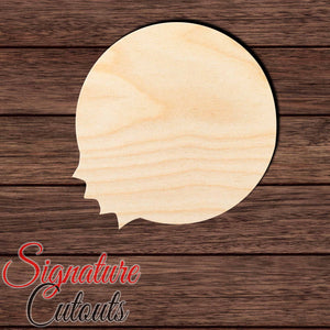 Blueberry 001Shape Cutout in Wood Craft Shapes & Bases Signature Cutouts 