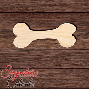 Bone 003 Shape Cutout in Wood, Acrylic or Acrylic Mirror - Signature Cutouts