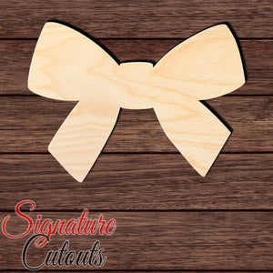 Bow 005 Shape Cutout in Wood, Acrylic or Acrylic Mirror - Signature Cutouts