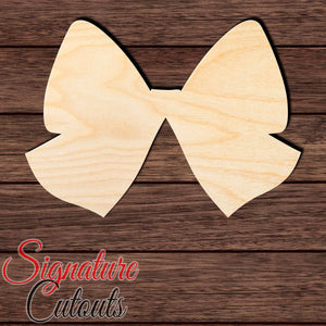 Bow 006 Shape Cutout in Wood, Acrylic or Acrylic Mirror - Signature Cutouts